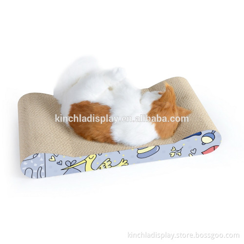 Bone Shape Recycled Paper Material Cardboard Cat Scratching